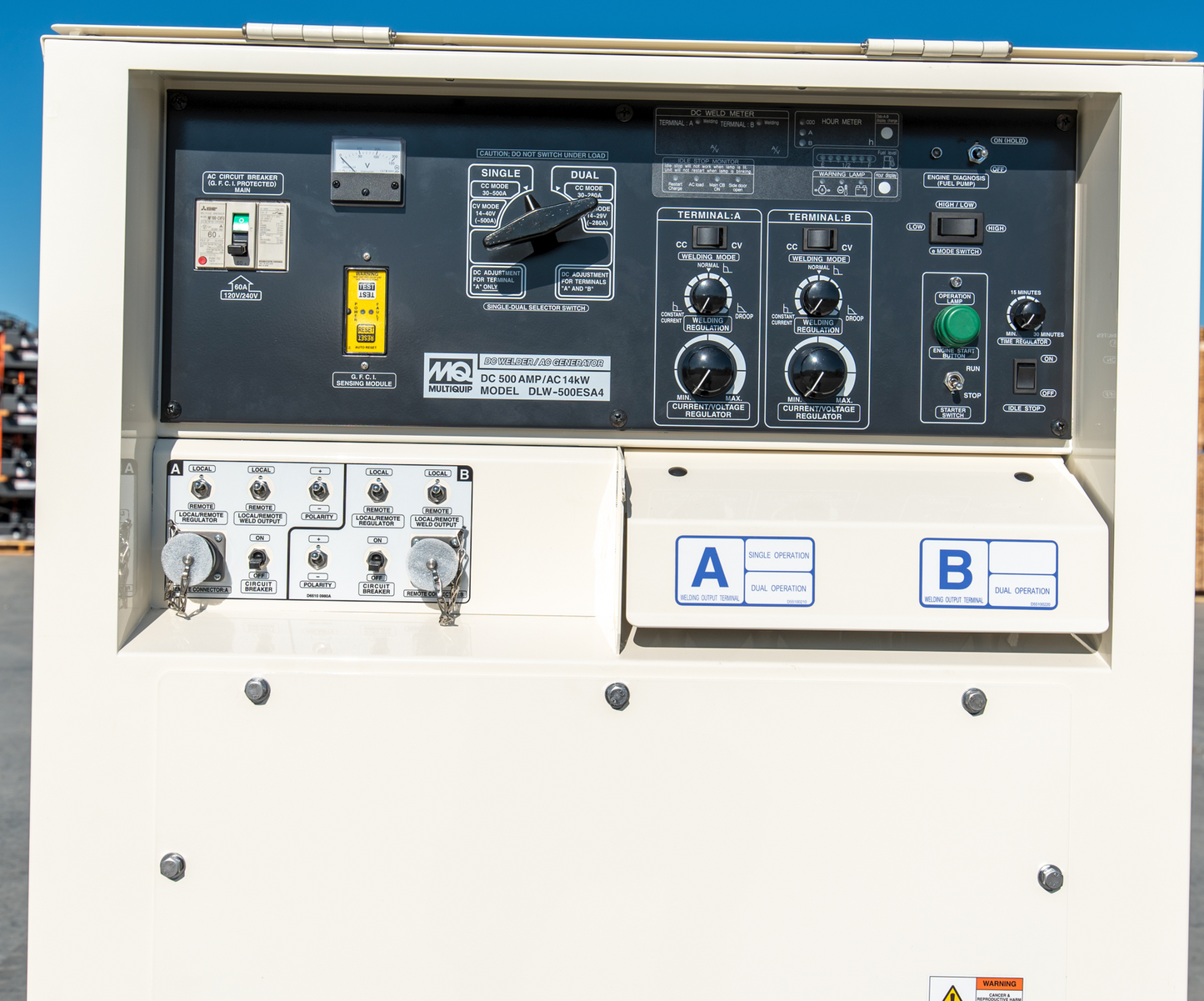 DLW500ESA4 Welder 500A Dual 14kW Tier 4F (CONTACT FOR AVAILABILITY)